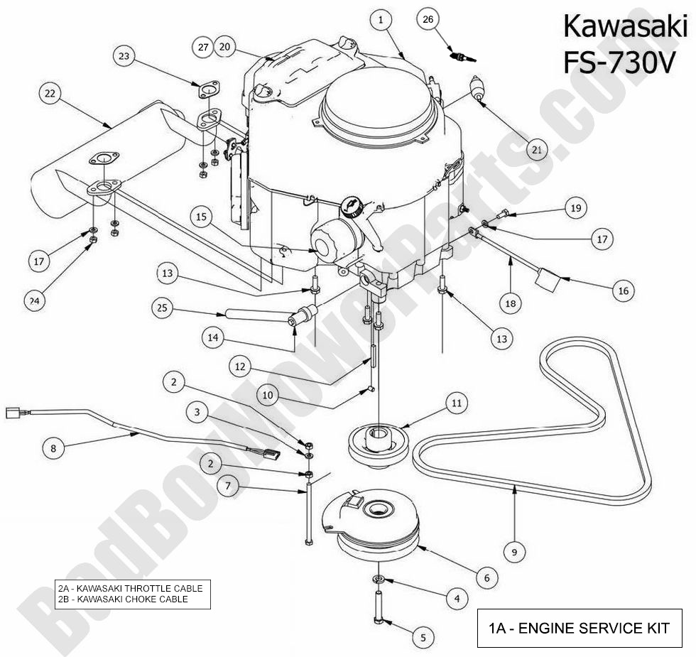 2014 Stand-On - Engine - Kawasaki FS730